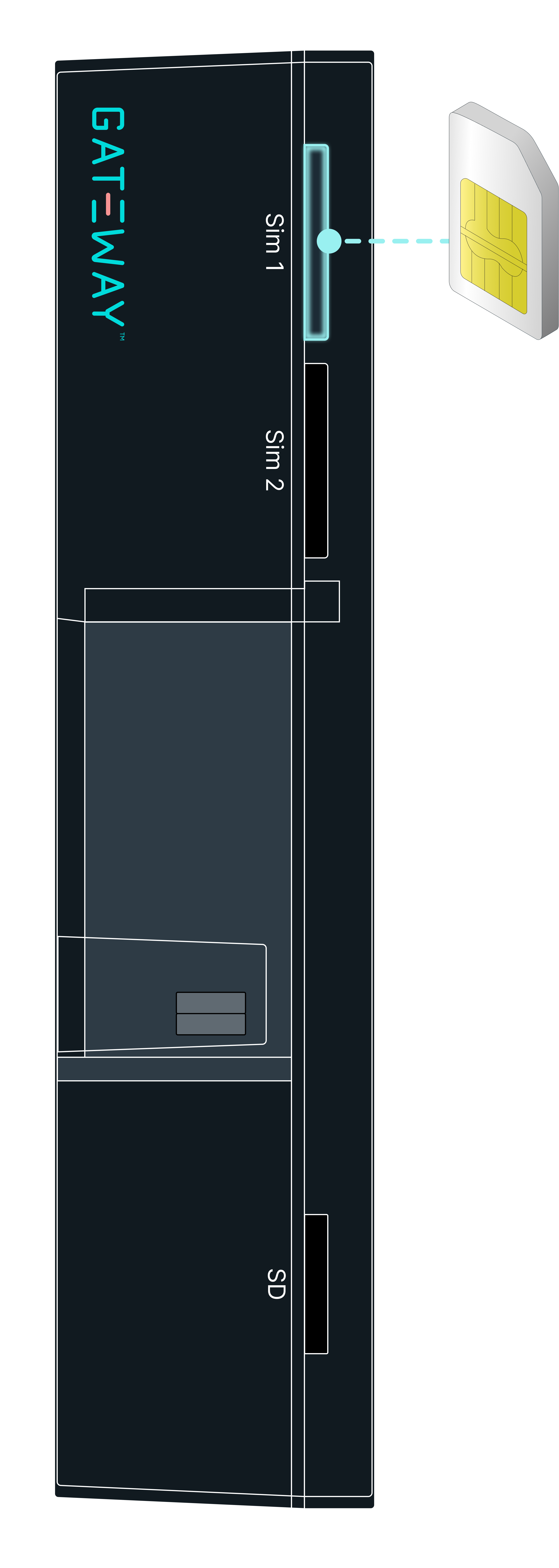 SIM insertion